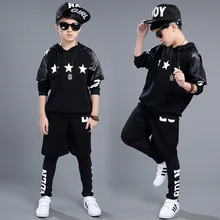 Новинка года; костюм для выступлений для мальчиков детская одежда для джазовых танцев трендовая одежда для хип-хопа высокое качество