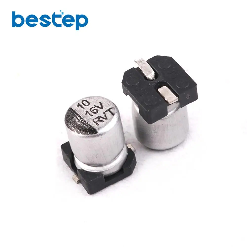 50PCS Aluminum Electrolytic Capacitor 16V 10UF SIZE 4*5MM SMD Chip Electrolysis