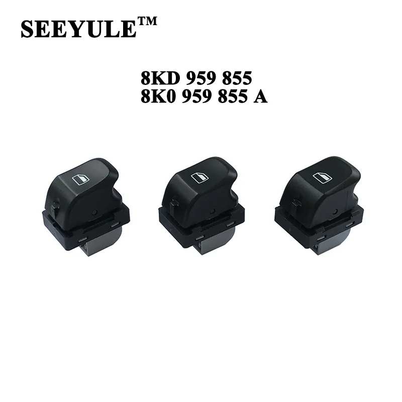 

1set SEEYULE 8KD 959 855 Car Window Lifter Switch Control Switch 8K0 959 855A for Audi A4L B8 A5 SPORTBACK Q5 S5 RS5 2007-2012