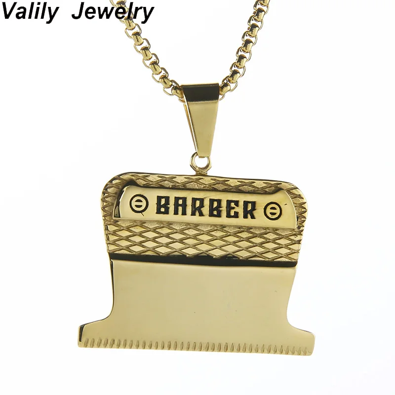 Aliexpress.com : Buy EdgLifU Men's Black Barber Pendant Necklace