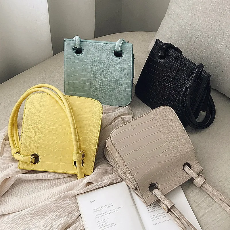 

Crocodile Pattern Small Flap Bags For Women 2019 New Quality PU Leather Women's Designer Handbag Female Shoulder Messenger Bags