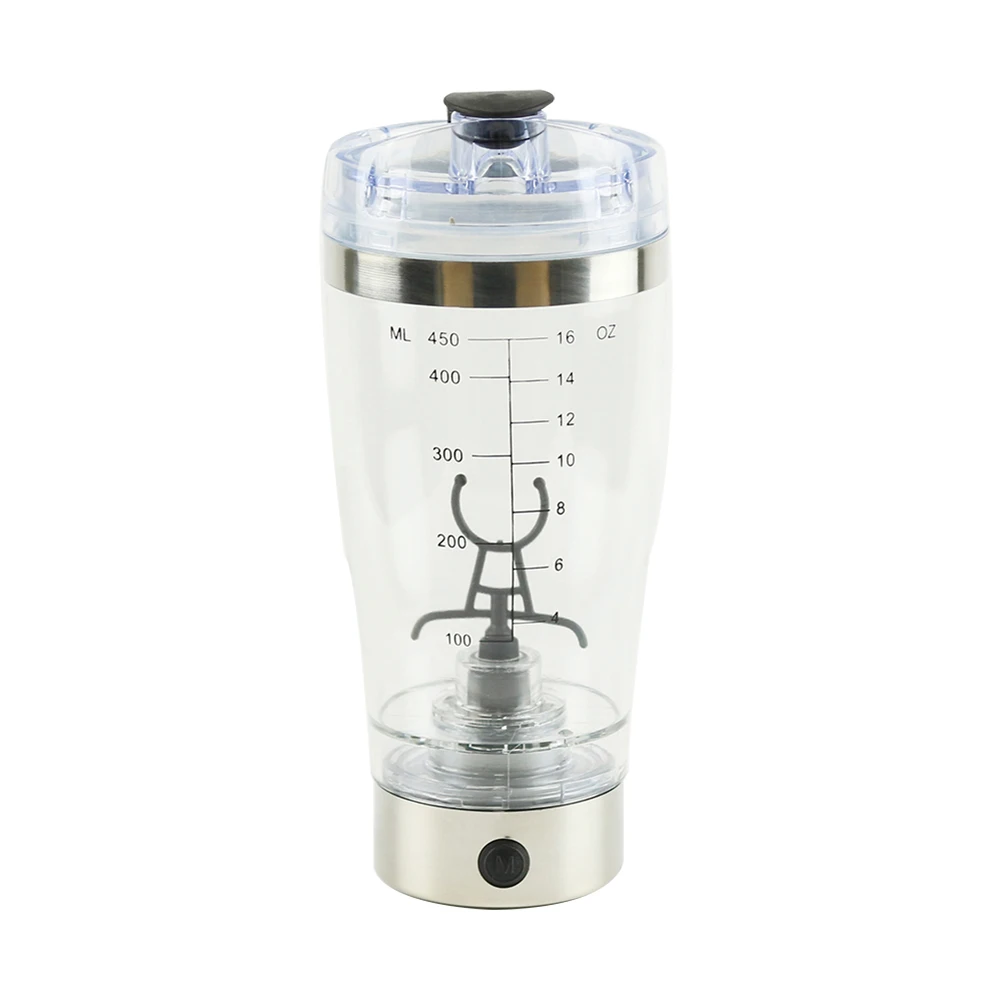 

New Electric Protein Shaker Blender Water Bottle Automatic Movement Vortex Tornado 600 ML Free Detachable Smart Mixer Cup