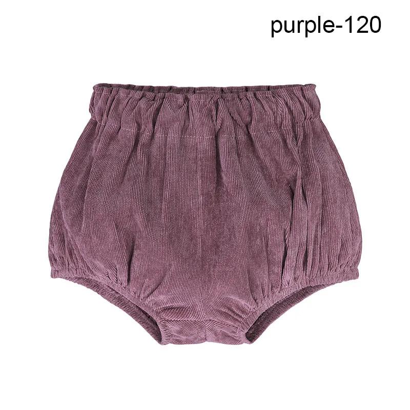 Одежда для новорожденных одежда для малышей вельветовые низ детские трусики с юбочкой Короткие трусы подгузники штанишки AN88 - Цвет: purple 120
