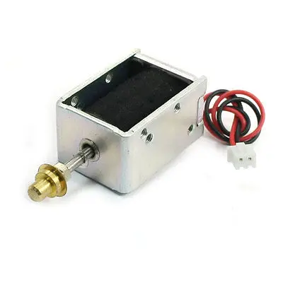 

DC24V 0.8A 2mm 850g 5mm 500g Linear Motion Open Frame Solenoid Electromagnet