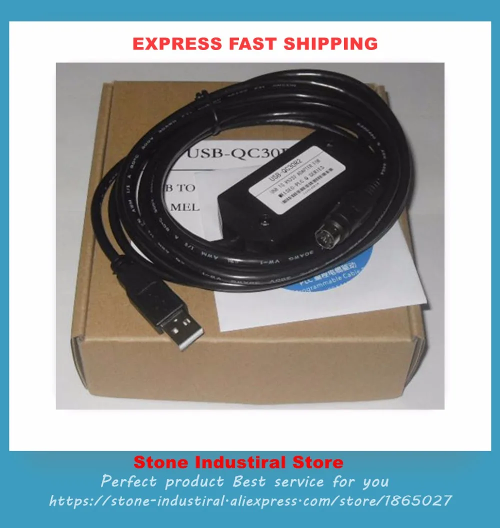 USB-QC30R2 Program Cable For Q Series PLC New