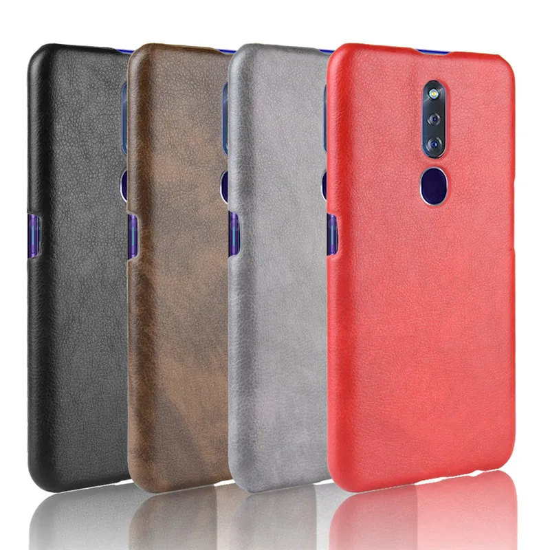 

For OPPO F11 Pro ShockProof luxury PU Leather Hard Back Cover Case For OPPO F11Pro F11 Pro Phone Case