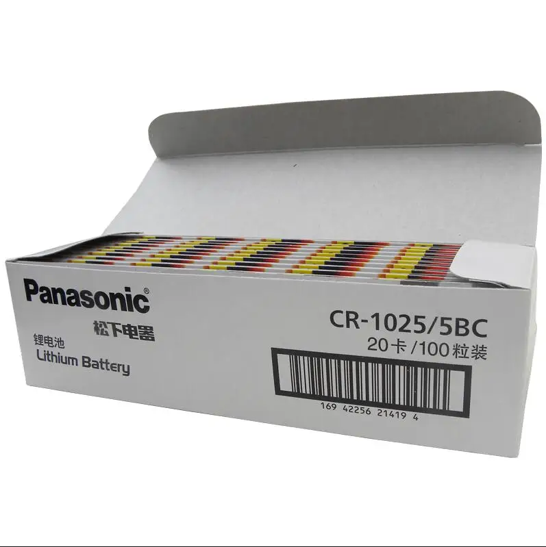 10pcs/lot New Original Panasonic CR1025 CR 1025 3V Lithium Button Battery Coin Cell Batteries 10pcs/lot New Original Panasonic CR1025 CR 1025 3V Lithium Button Battery Coin Cell Batteries
