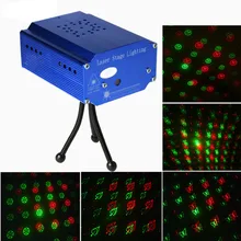 Led Stage lights Portable multi led Projector DJ Disco Light music lights Xmas Party wedding club show Laser Lighting projector