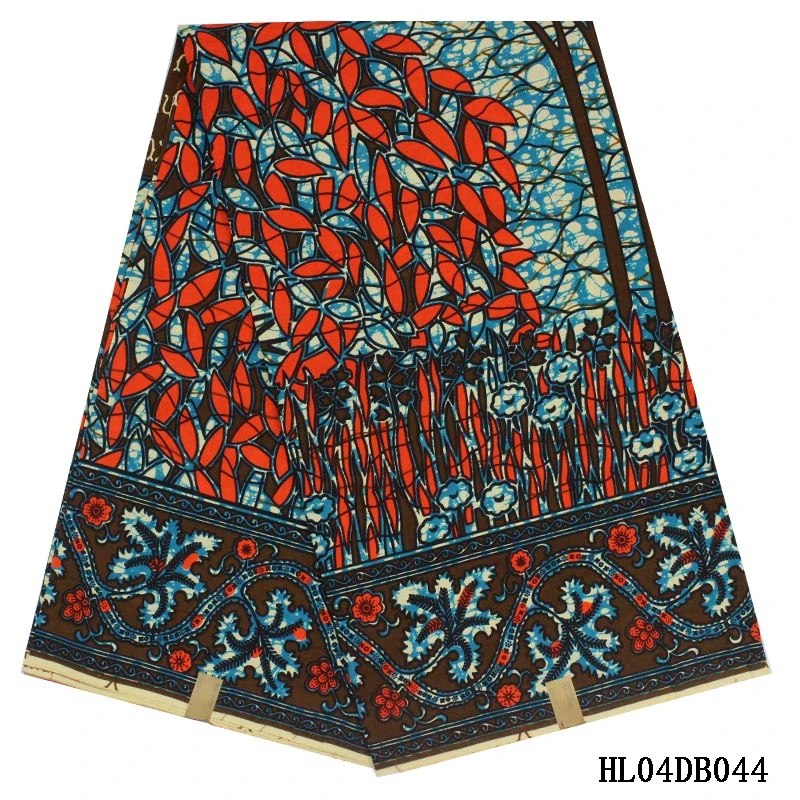 6yards per piece African real wax fabrics 100% cotton fabric ankara print african hollandais Free Shipping | Дом и сад