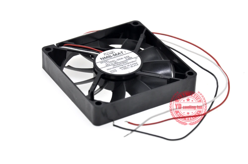 Ventilador Resfriador de 24v 0.26a 8cm 8015 24v Novo - Imagem 2