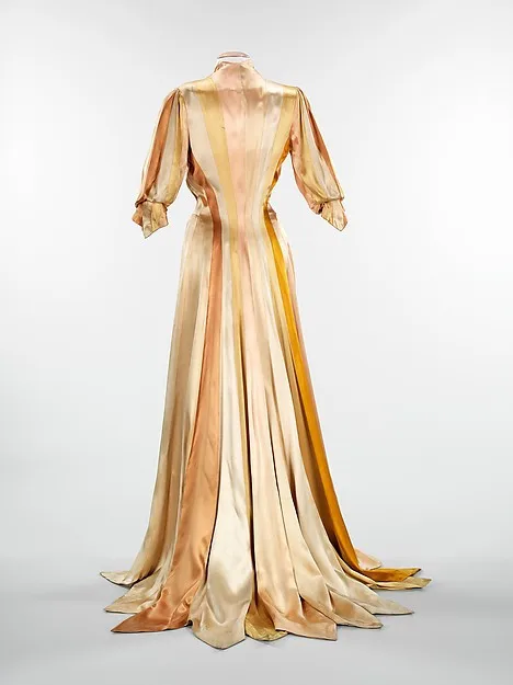 1930 S Seidenkleid Spat Viktorianischen Ara Stil Inspiration Morgenmantel Gown Style Silk Dressvictorian Era Aliexpress