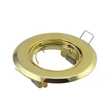 Заводская цена круглый регулируемый Embeded GU10/MR16 точечный свет рамка светодиодный Железный светодиодный потолочный Точечный светильник осветительные приборы