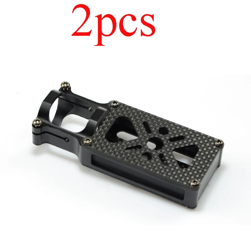 

2PCS Aluminum Alloy D25mm Motor Mount Hidden 30A 40A ESC Carbon Board Tube Fixed Seat Holder Bracket Joint for RC Helicopter