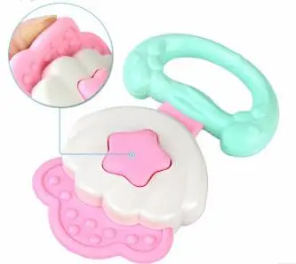 

10pcs Baby Teether Hand Chewing Ring Baby Children Toy Newborn Teething Silicone Teething Toys Infant Chew Tooths Gift