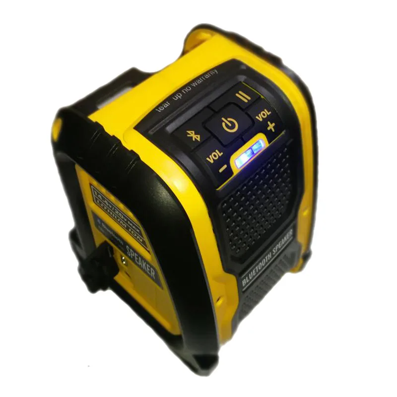 Часть инструмента Bluetooth Динамик MP3 плеер громкий Динамик Усилитель 15 Вт для DeWalt Makita Милуоки Bosch 18V 20V ионно-литиевая Батарея