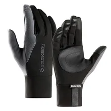 Зимние уличные спортивные перчатки сенсорный экран все относится к водонепроницаемым и ветрозащитным теплым для верховой езды и бархатным лыжным перчаткам