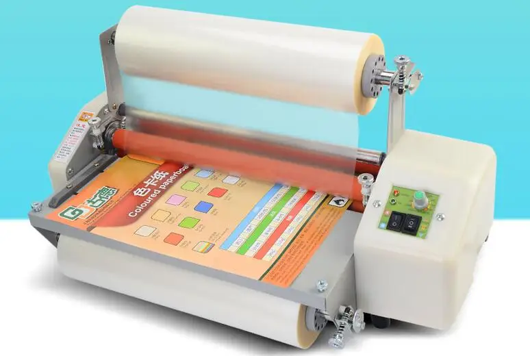 Автоматическая машина для производства бумажных ламинатов A3 рекламное фото односторонний двухсторонний фотопленка машина горячий и холодный ламинатор
