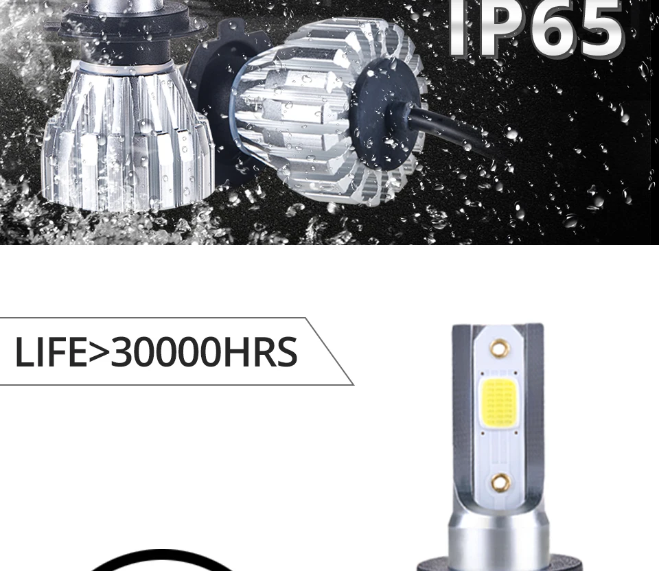 12V 4300k H1 H7 Led Car Lamp Low Beam 6500K 50W HB3 Hir2 HB4 5000LM Auto Light For Nissan Armada Axxess Cabstar Cabstar E Dualis (12)
