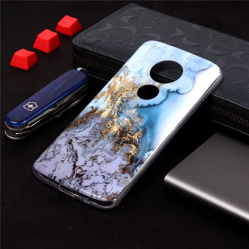 Painting Marble Soft Silicone Phone Back Cover Case For MOTO E4 E4Plus EU G6 G6Plus X4 2017 E5Plus Z3Play G6Play E5Play Bag Case (22)