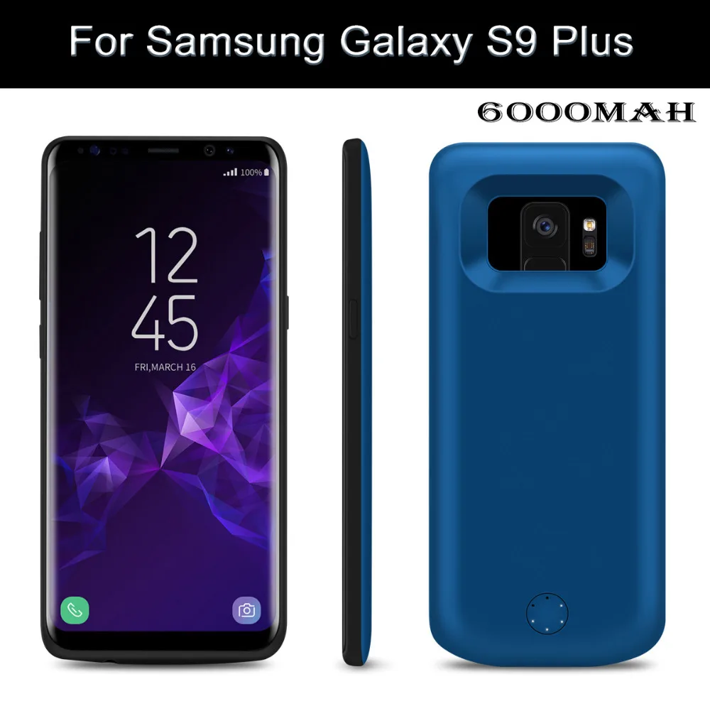 6000mAh Battery Case For Samsung Galaxy S9 Plus Power Bank
