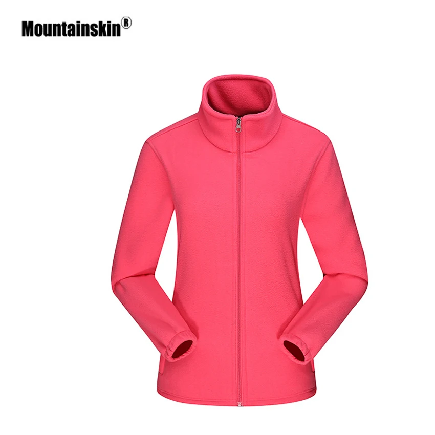 Mountainskin الرجال المرأة الخريف جواكت شتوية في الهواء الطلق الرياضية التخييم المشي الحرارية جاكيتات الصوف الإرتحال معاطف VA311