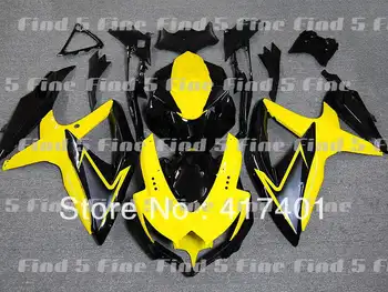 

yellow black for SUZUKI GSX R600 R750 08-10 GSXR 600 750 GSXR600 GSXR750 GSX-R600 GSX-R750 08 09 10 2008 2009 2010 fairing kit