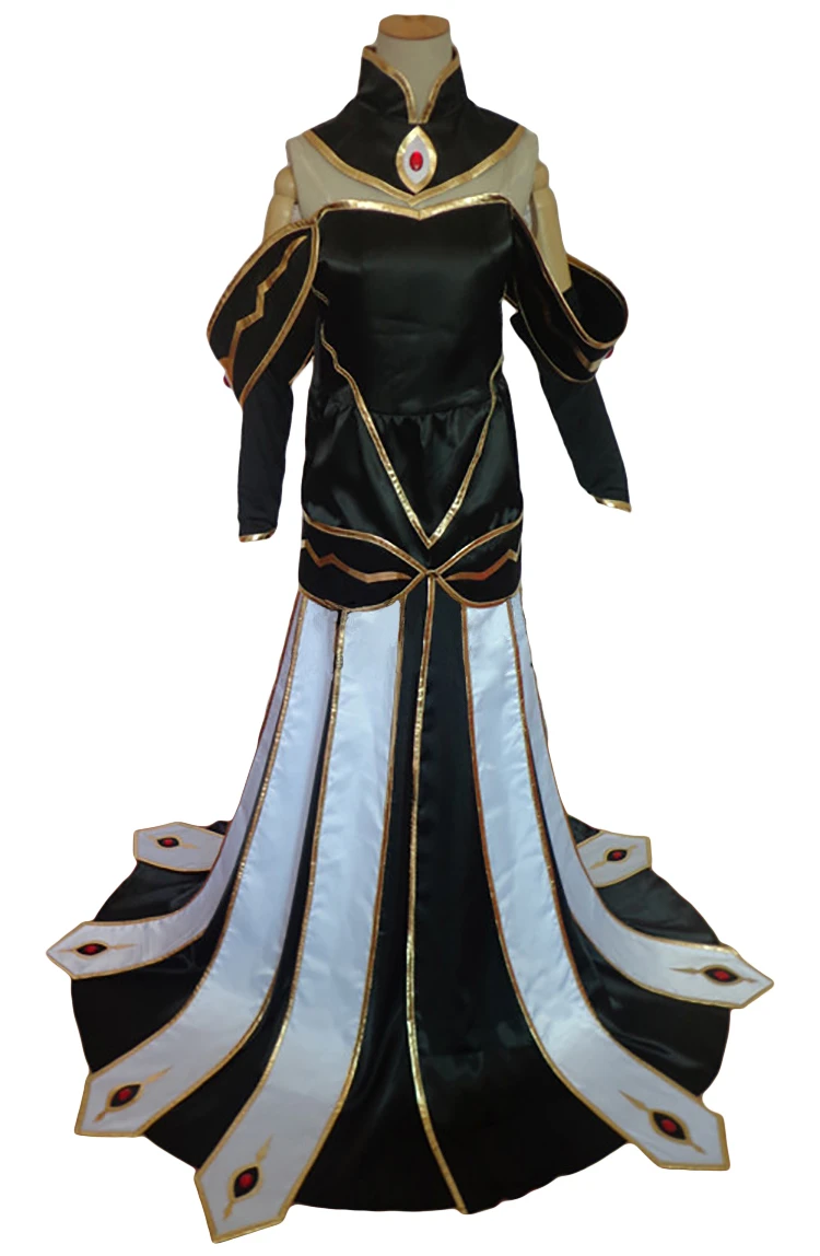 Code Geass CC Queen Cosplay Costume Female Dress Free Shipping////Y10 Details about  / Anime