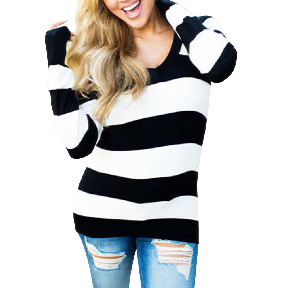 

Women Maternity Long Sleeve Strip Printed T-shirt Bottom Pregnant Tops Blouse V Neck maternity clothing zwangerschaps kleding