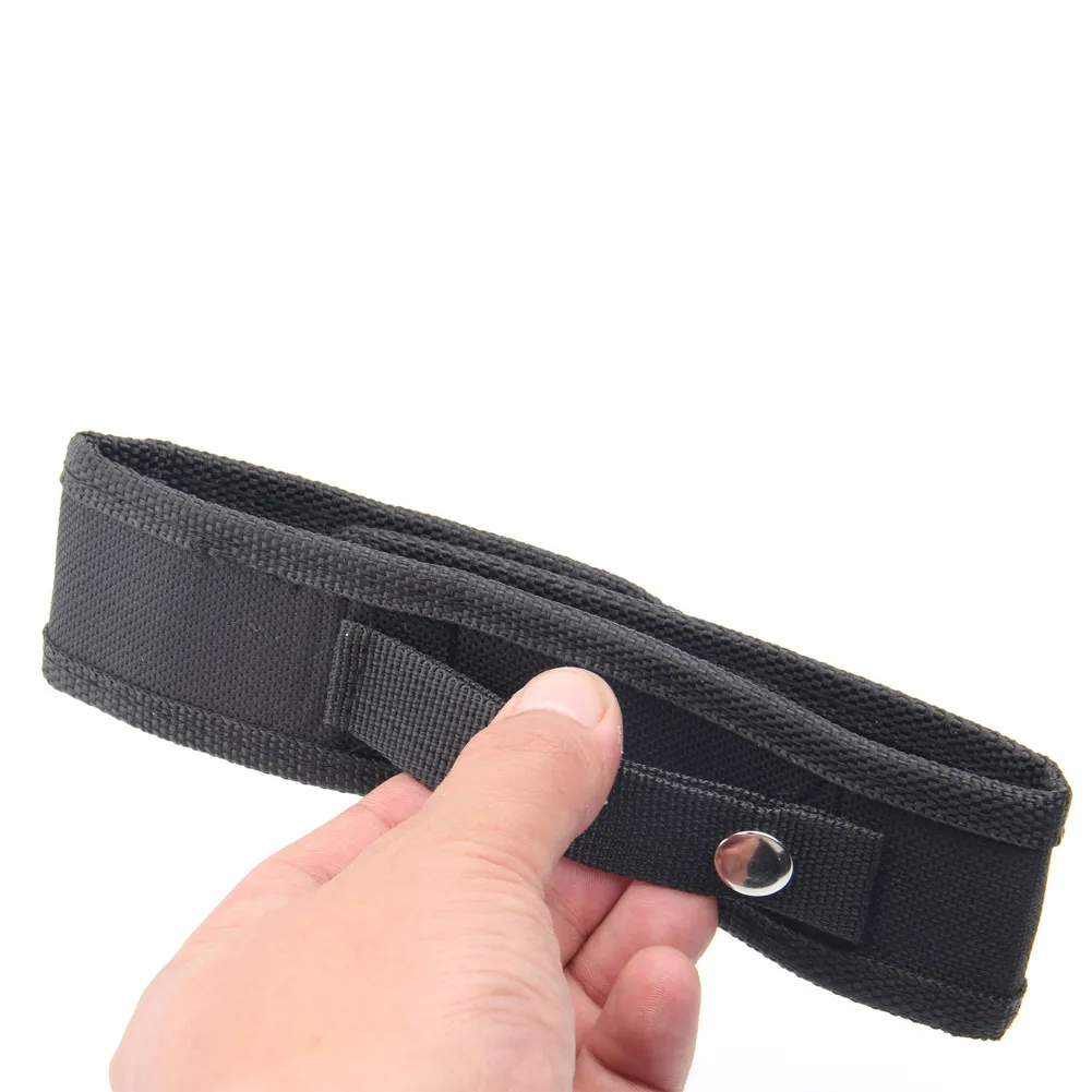 

18cm For LED Flashlight Torch Nylon Holster Holder Belt Case Pouch Bag Black