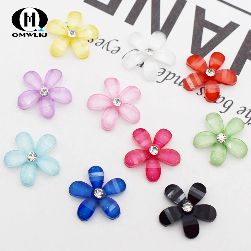 

Cartoon Crystal Flower General Purpose Mobile Phone Back Shell Sticker DIY Mobile Phone Shell Accessories Process Decoration