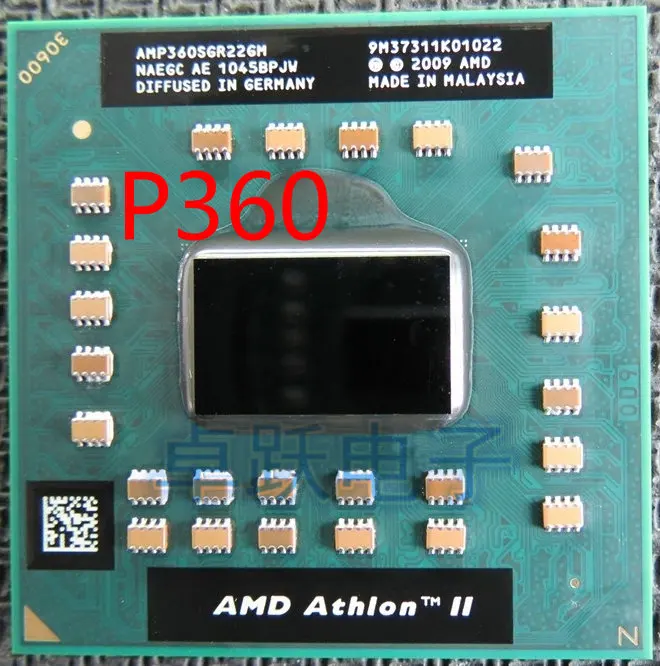 Процессор AMD Athlon P360 AMP360SGR22GM 25 Вт двухъядерный разъем S1 2,3G