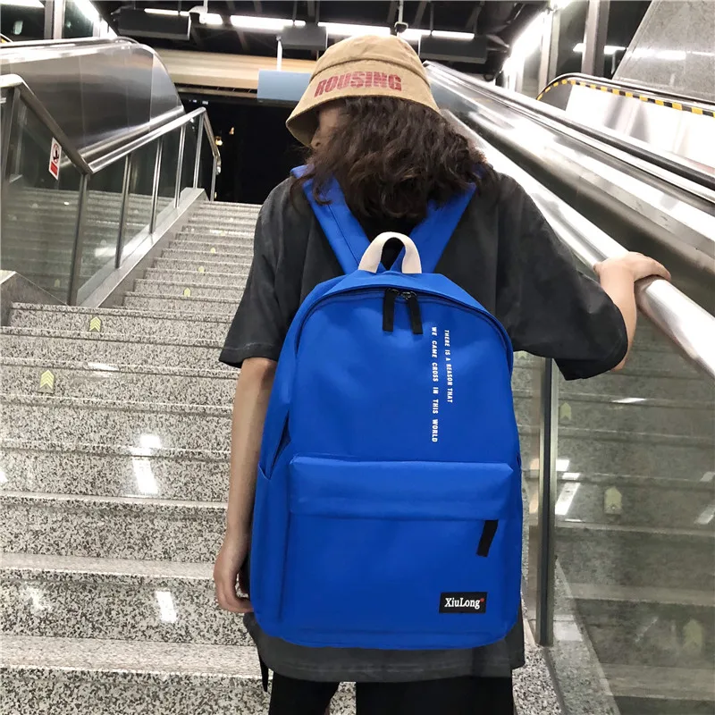 New Fashion Women Nylon Backpack Schoolbags School Backpack for Girl Teenagers Boys Children Travel Bags Rucksack Mochilas