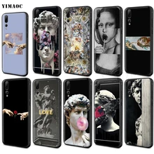 Силиконовый чехол с художественной статуей YIMAOC Michelangelo для huawei mate 10 P8 P9 P10 P20 Lite Pro P Y7 Y9 Smart Mini