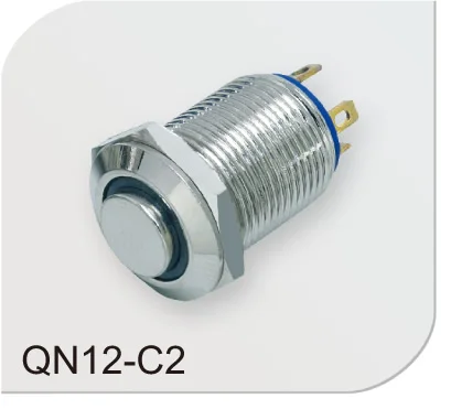 1 Piece Yellow Small N//o Momentary 12mm Push Button Switch Round 12v on Off C2