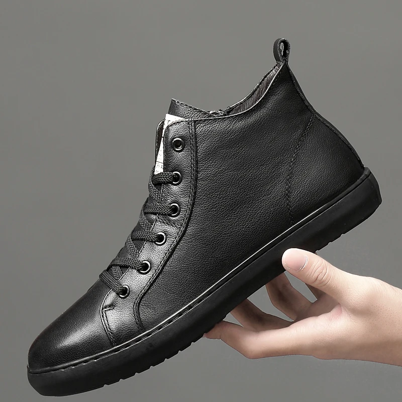 sneaker boots black