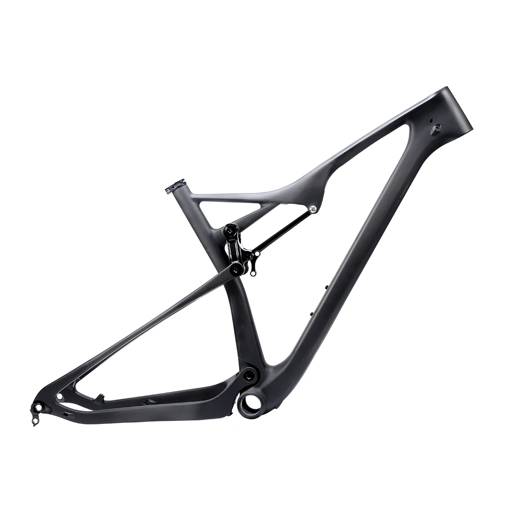 Top 2019 EPS Full Toray 29er Carbon mtb Bike Frame boost UD matt Suspension Bicycle mtb Frame BB92 UD Thru Axle 142x12mm OG-EVKIN 16