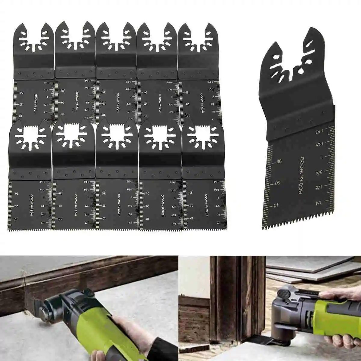 10pcs X Carbide Oscillating Multi Tool Saw Cut Blade For Porter Cable