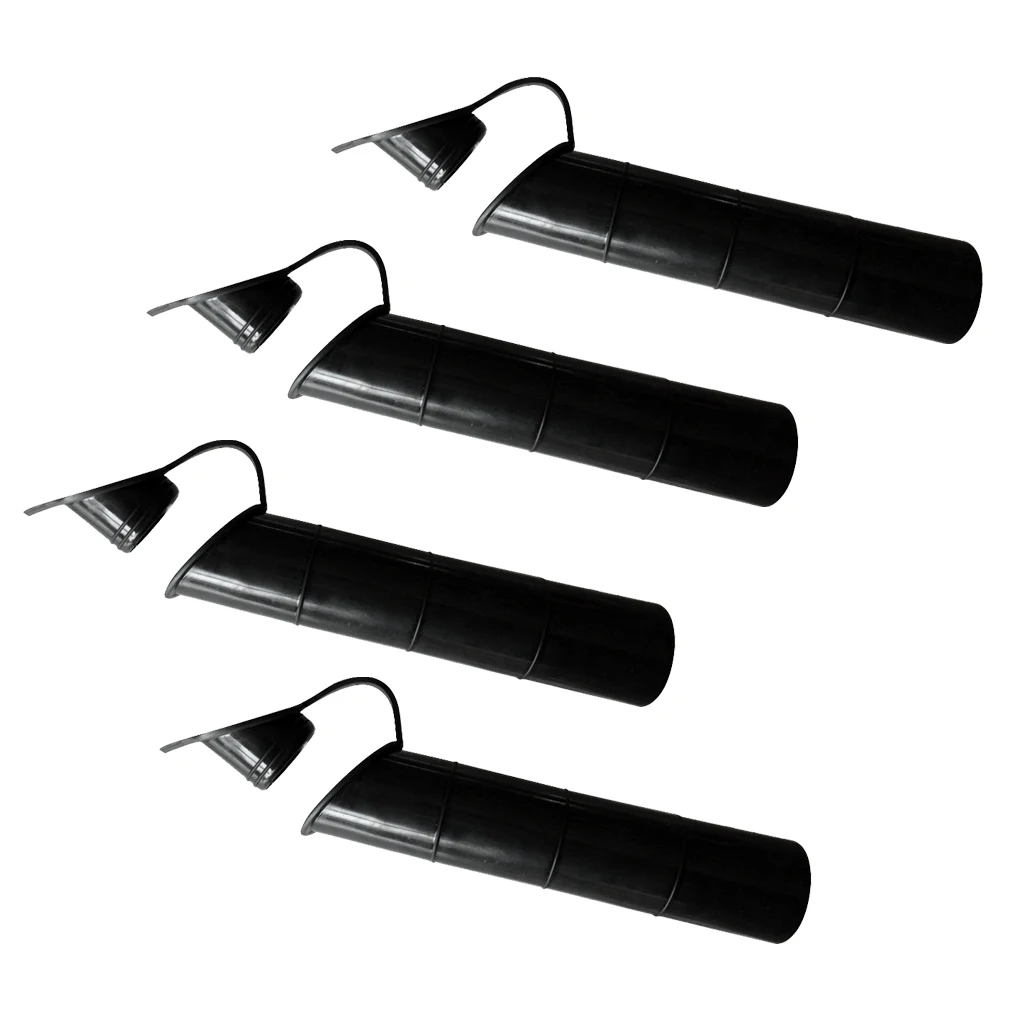 4 Pieces UV Resistant Boat Yacht Fishing Rod Holder Pole Rest Bracket Inner Tube Liner Sleeve Protector 30 Degree