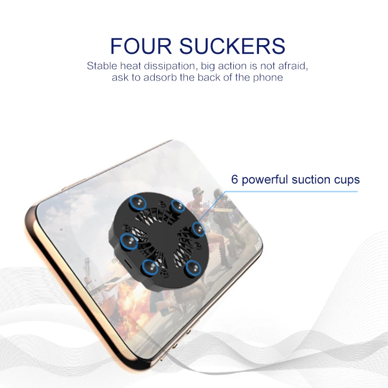 Gamepad Holder Stand Bank Radiator Mute Fan for Tablet Iphone Xiaomi Universal Mobile Phone USB Cooler Cooling Fan