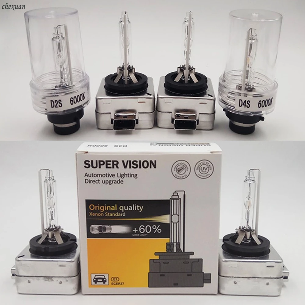 CSCSNL 2 шт. HID ксеноновая лампа D1S D2S D3S D4S D1R D2R D3R D4R комплект автомобильных фар Лампа 12