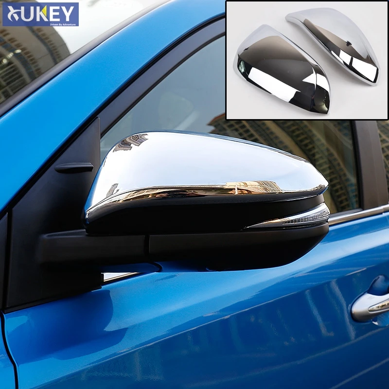 Fit For 2013 2014 2015 2016 2017 Toyota Rav4 Chrome Rear View Side