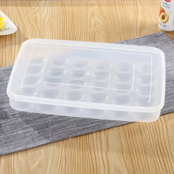 

30 Grid Egg Box Large Capacity Stackable Egg Food Container Storage Box for Refrigerator J2Y