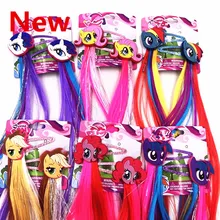 2 chiếc Trẻ Em Kẹp Tóc Nhỏ Của Tôi Poni Ngựa Kỳ Lân Hoạt Hình Tóc với Mái Tóc Dài Thắt Bím Tóc Barrette Tóc Cho Bé phụ kiện(China)