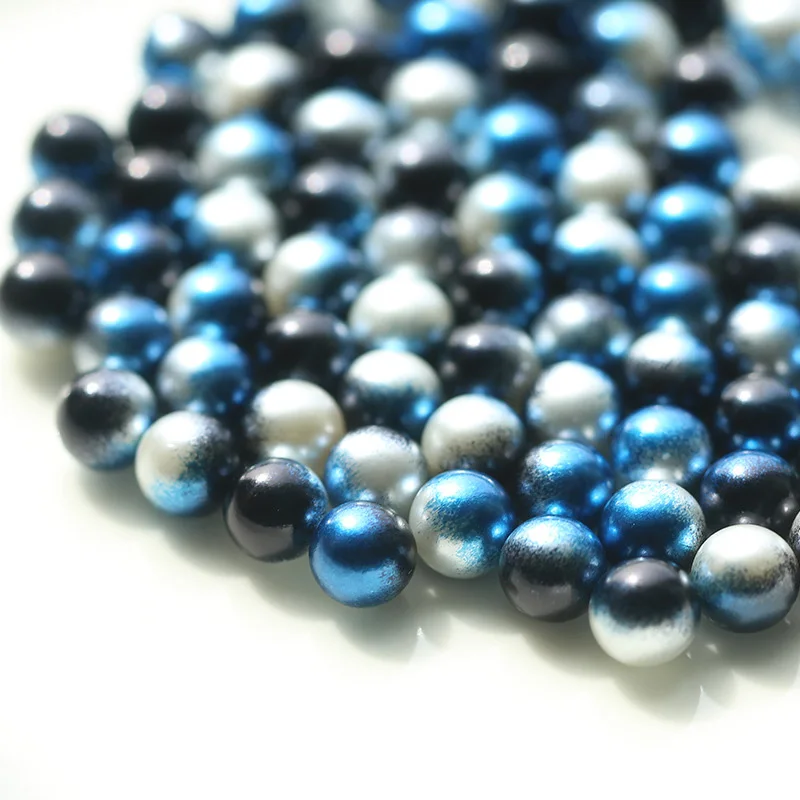 

Mix Rainbow Color Round Imitation Pearl Beads No Hole Loose Beads DIY Craft Making for Women Dropshipping