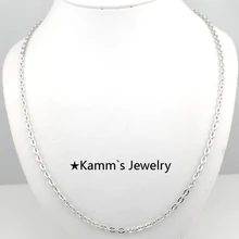 55 cm * 3 mm accesorios venta al por mayor! precio de fábrica! pierda la promoción del dinero! cadena 316 de acero inoxidable collar caliente Sale hombre mujer KN306