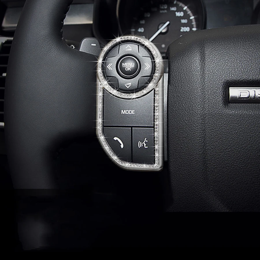 car steering wheel button trim for Range Rover Sport for Range Rover Vogue accessories  (2)