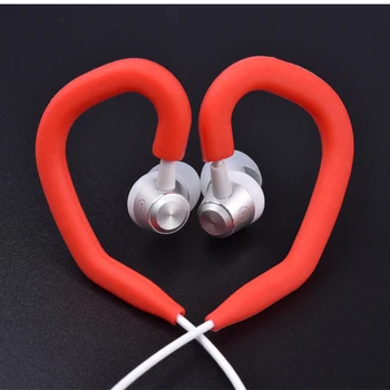 

SIANCS 1Pair Universal Earphone Silicone Earhook Loop Headphone Clip Hanger Earpod Hang On Ear for round Cable Anti-lost EarHooK