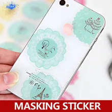10 шт./компл., каваи телефон декоративные наклейки, Маскирующие стикер для окна, мобильный, скрапбукинг