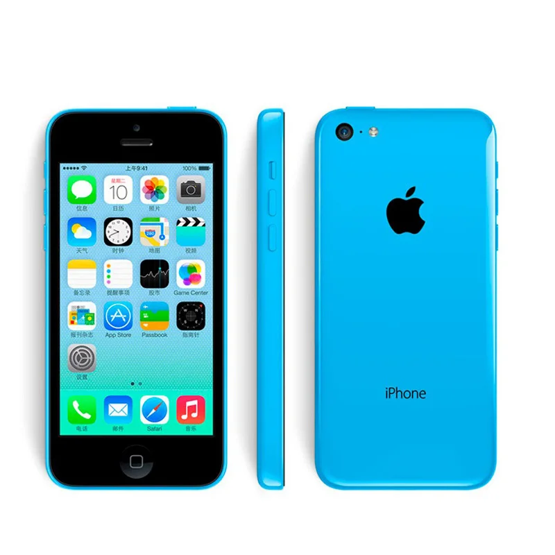 Б/у Apple iphone 5C 4," экран Процессор A6 двухъядерный 1 ГБ ОЗУ 16 Гб/32 Гб ПЗУ iphone 5c сотовый телефон б/у телефон