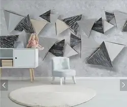 3D абстрактная Геометрическая настенная бумага для гостиной ТВ диван фон настенная бумага контактная бумага настенная бумага рулоны